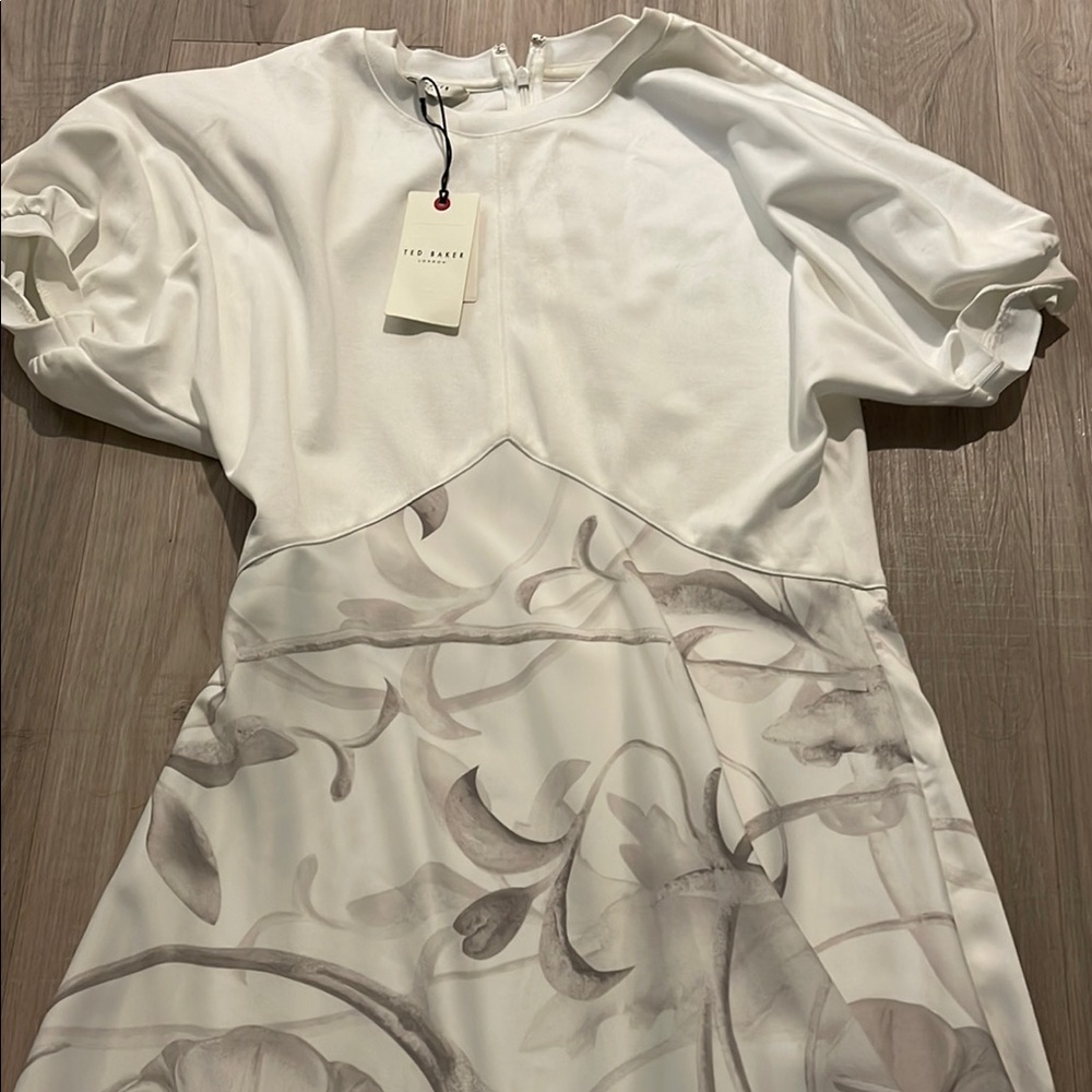 Ted Baker White Floral Dress